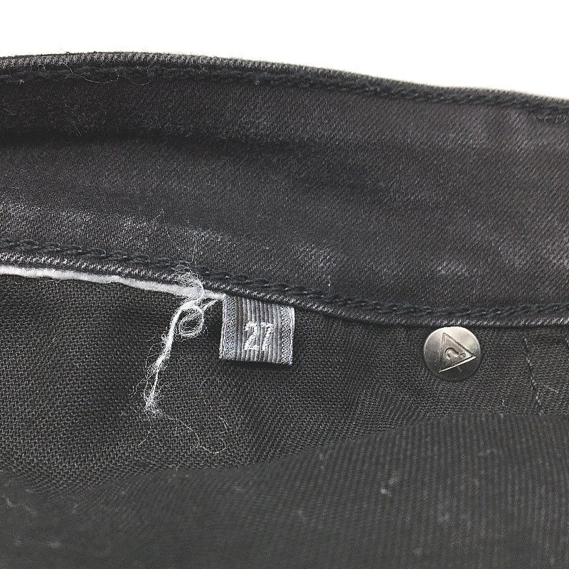 Guess Los Angeles Black Washed Power Skinny Low Rise Denim Jeans Ladies Size 27