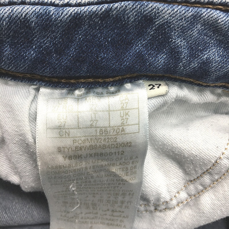 Guess Los Angeles Blue Washed 1981 Skinny Denim Jeans Ladies Size 27 RG
