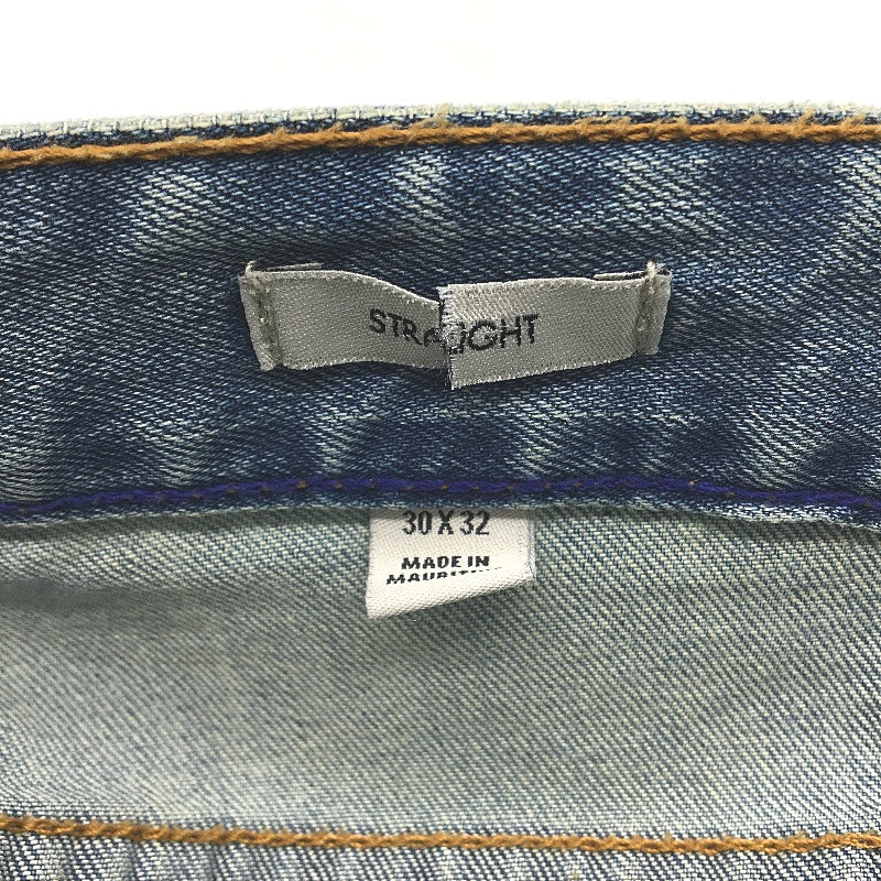 Calvin Klein Blue Mid Rise Straight Leg Denim Jeans Ladies Size W30 L32