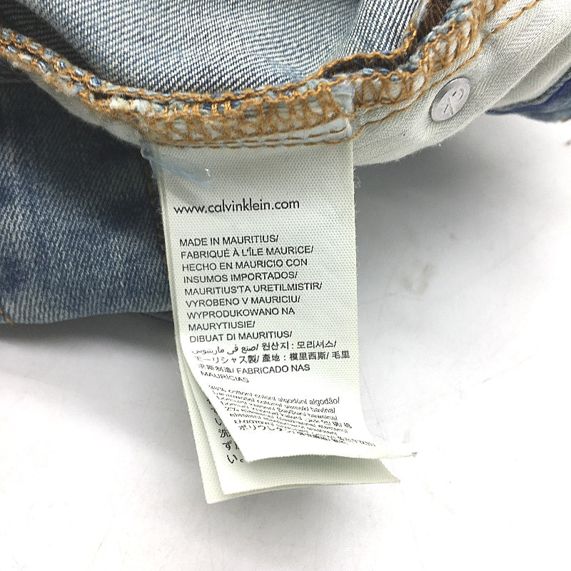 Calvin Klein Blue Mid Rise Straight Leg Denim Jeans Ladies Size W30 L32
