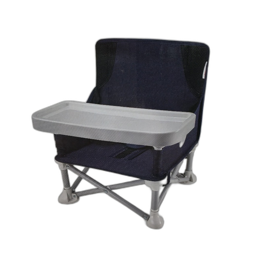 Mosbaby Portable Baby Folding Chair Booster Seat Highchair With Tray & Straps