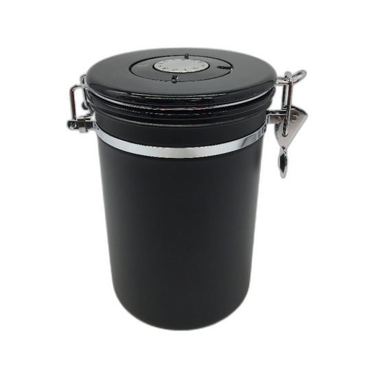 Airtight Coffee Beans Tea Sugar Storage Canister Container With Measuring Scoop