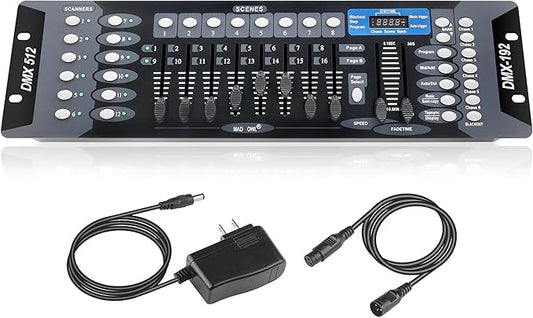 DMX512 Board 192 Channel Professional DJ Stage Light Controller Lighting Console