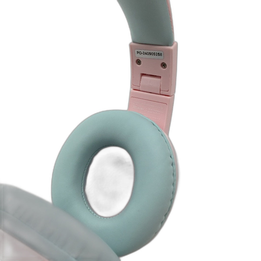 iClever IC-HS19 Kids Over Ear Foldable Headphone 85 dBA Safe Volume Limit Age 3+