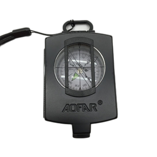 AOFAR AF-4580B Heavy Duty Zinc Die-Cast Compass With Strap Tripod Compatible NEW
