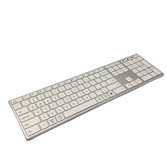 AUSDOM SOFKEYS4 Full Size USB Wireless Slim Quiet QWERTY Keyboard W Number Pad