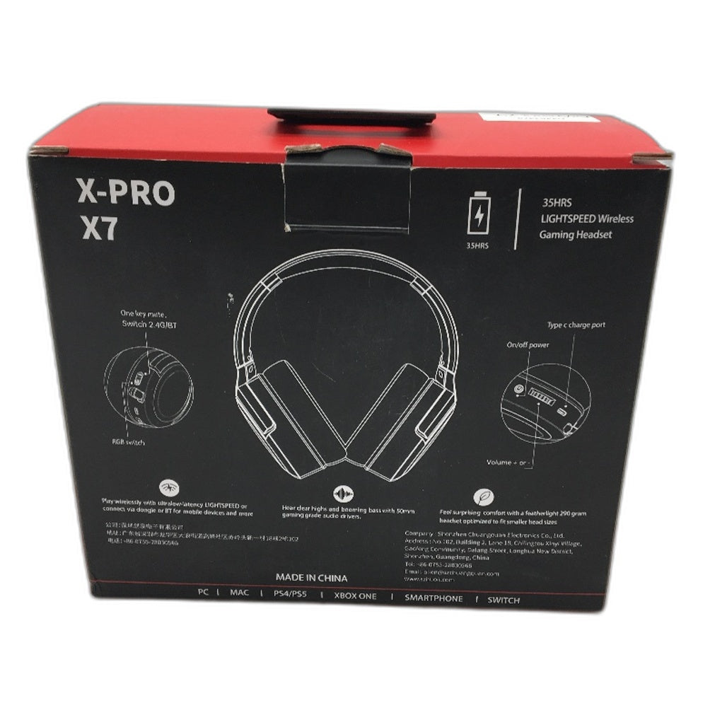 HUO JI X-Pro Bluetooth Wireless Gaming Headset Headphone With Mic For PC PS5