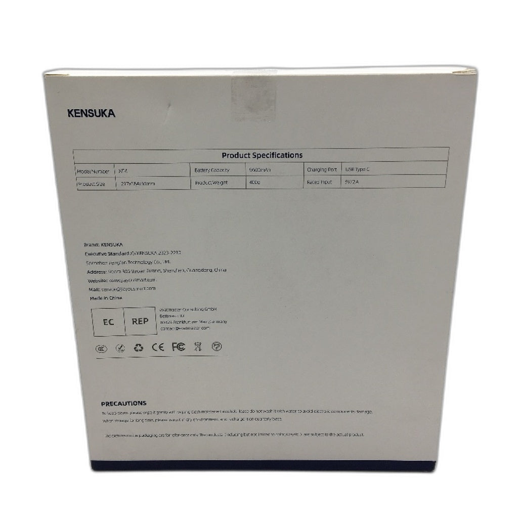 KENSUKA  NF4 Advanced Rechargable Portable Neck Fan Adjustable Speed Bendable
