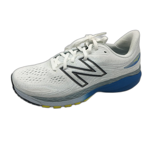 New Balance Fresh Foam White & Blue Running Shoes M860W12 Mens Size US 9.5 NEW