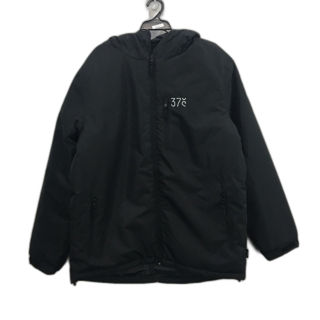 37 Degrees South Carve Snow Black Winter Hooded Jacket Mens Size L NEW
