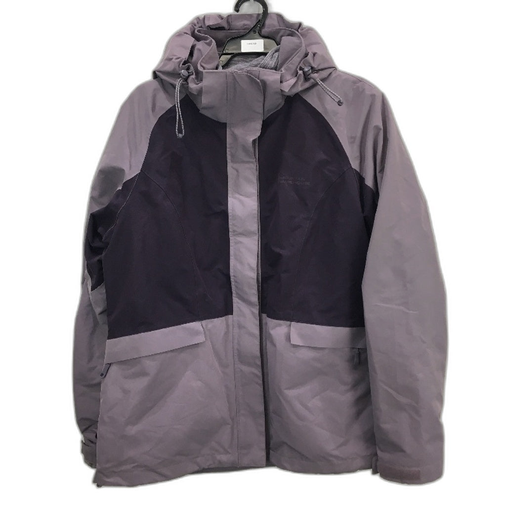 Mountain Warehouse Blizzard Purple Fleece Lined Hooded Ski Jacket Ladies Size 16