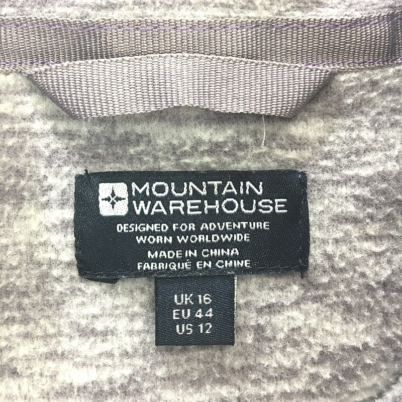 Mountain Warehouse Blizzard Purple Fleece Lined Hooded Ski Jacket Ladies Size 16