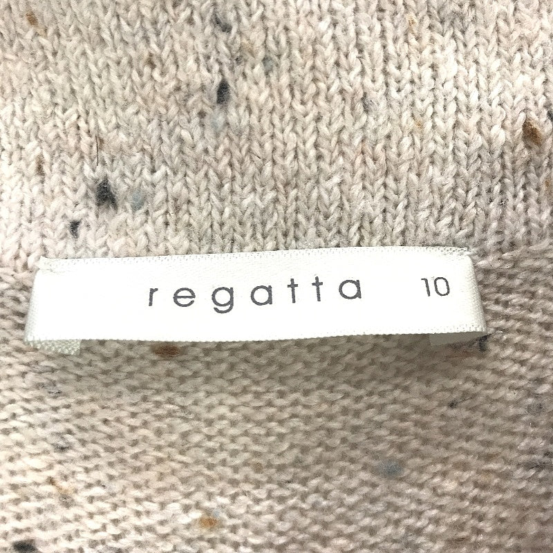 Regatta Beige Round Neck Lightweight Knit Top Ladies Size 10 NEW