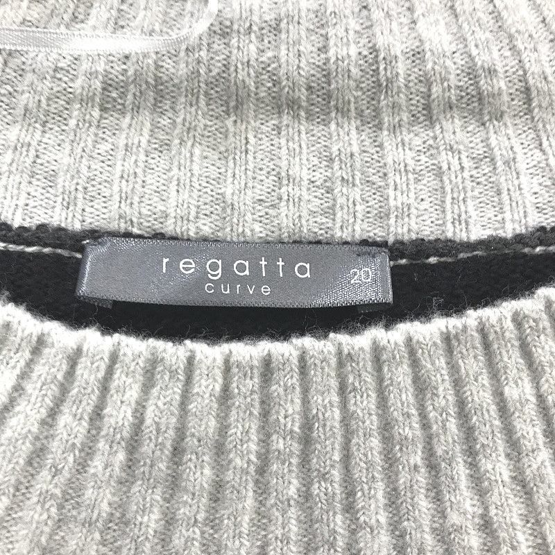 Regatta Curve Grey Lightweight Soft Long Sleeve Knit Top Ladies Size 20 NEW