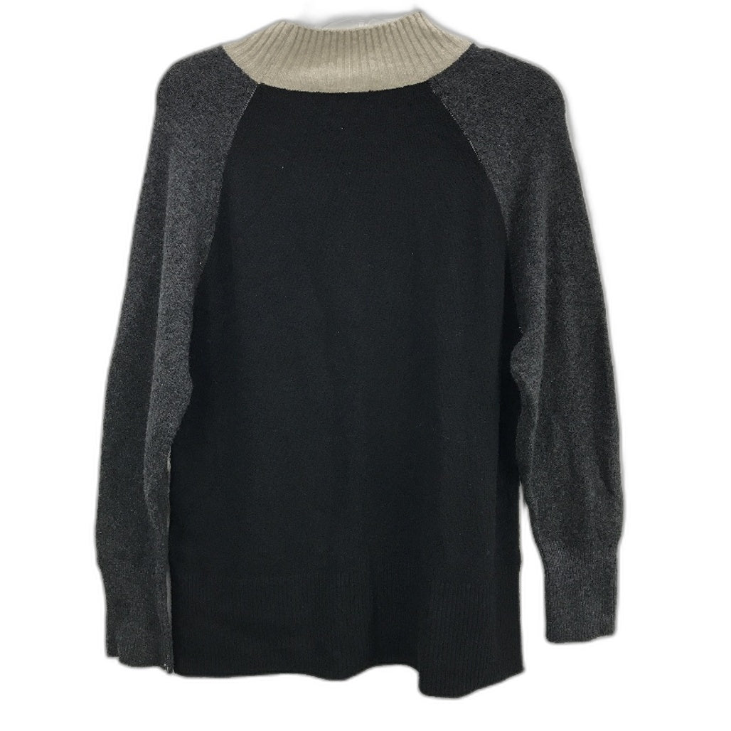 Regatta Grey & Beige Soft Round Neck Lightweight Knit Top Ladies Size 10 NEW