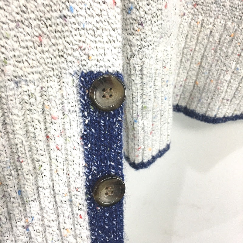Regatta Silver Grey Fleck Ribbed Neck Small Gauge Knit Jumper Ladies Sz 10 NEW