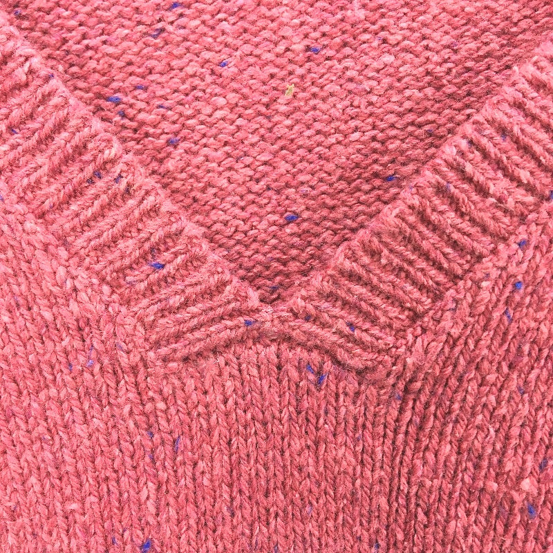 Regatta Pink Fleck V Neck Knitted Cotton Blend Jumper Ladies Size 10 NEW