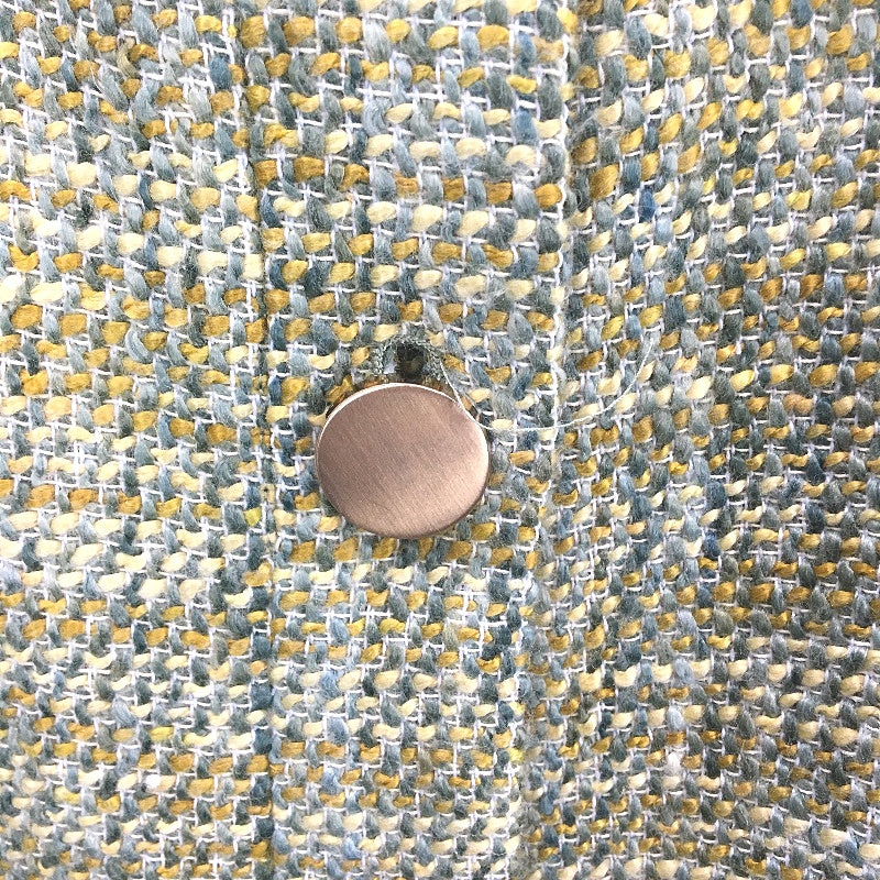 Regatta Teal & Mustard Tweed Knit Fully Lined Jacket Ladies Size 10 NEW