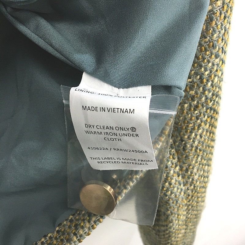 Regatta Teal & Mustard Tweed Knit Fully Lined Jacket Ladies Size 10 NEW