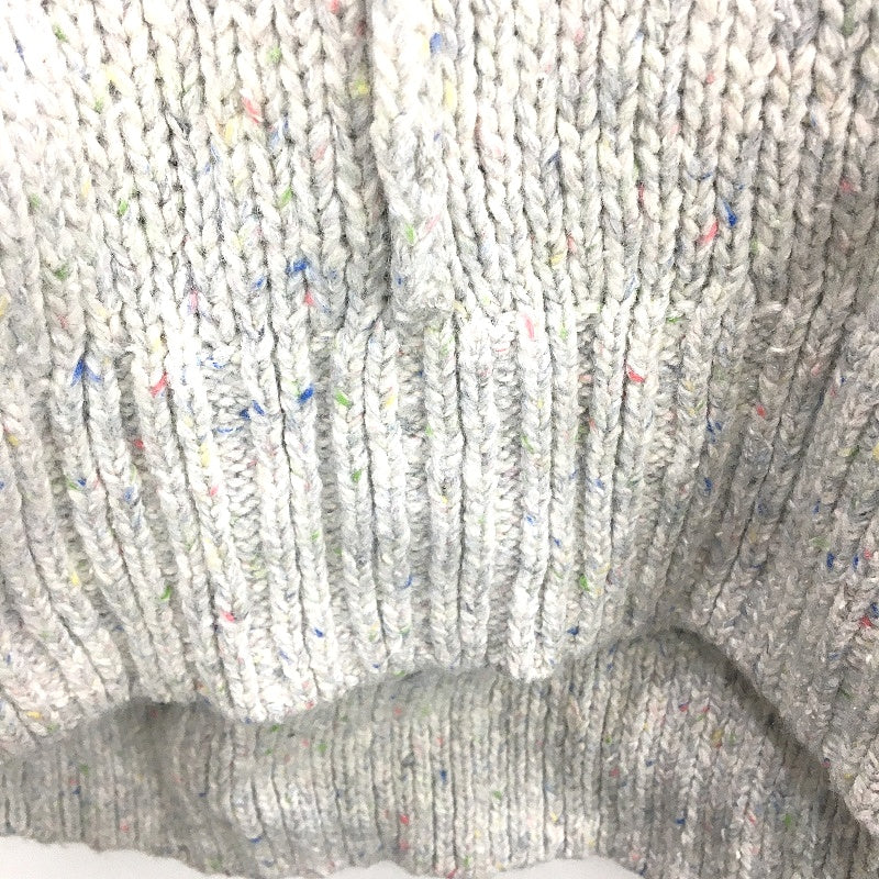 Regatta Grey Fleck Ribbed Neck Small Gauge Knit Jumper Ladies Sz 10 NEW