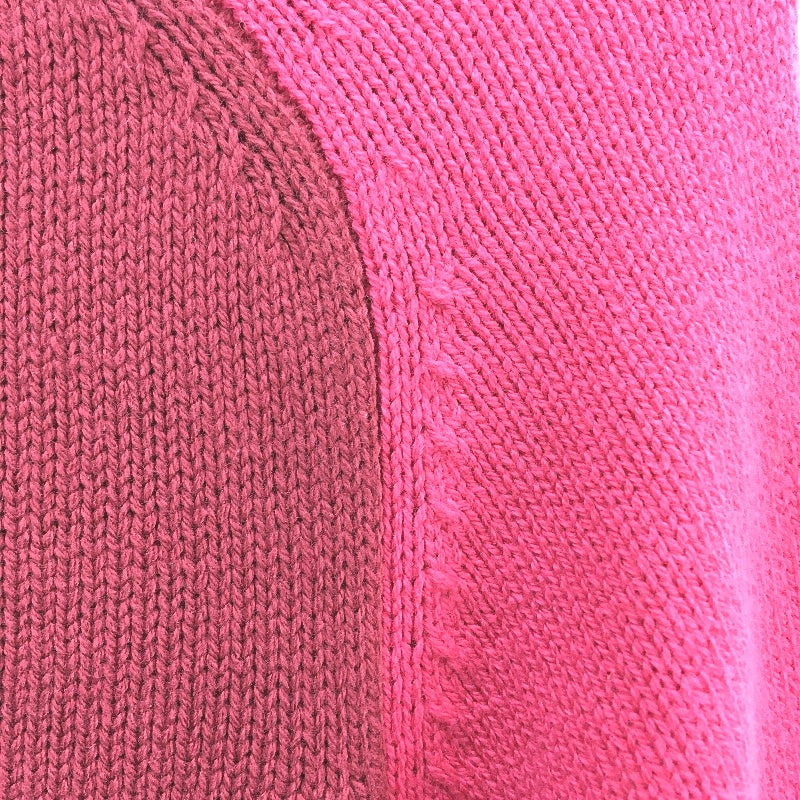 Regatta Ruby Pink Small Gauge Ribbed Knit Tableline Jumper Ladies Sz 10 NEW