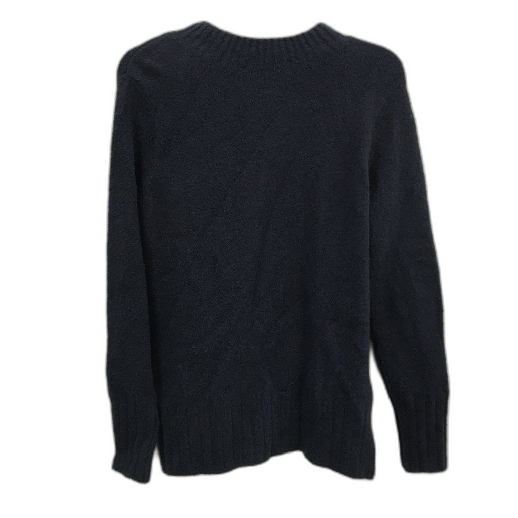 Regatta Navy Blue Cotton Blend Soft Touch Knit Jumper Ladies Sz 10 NEW