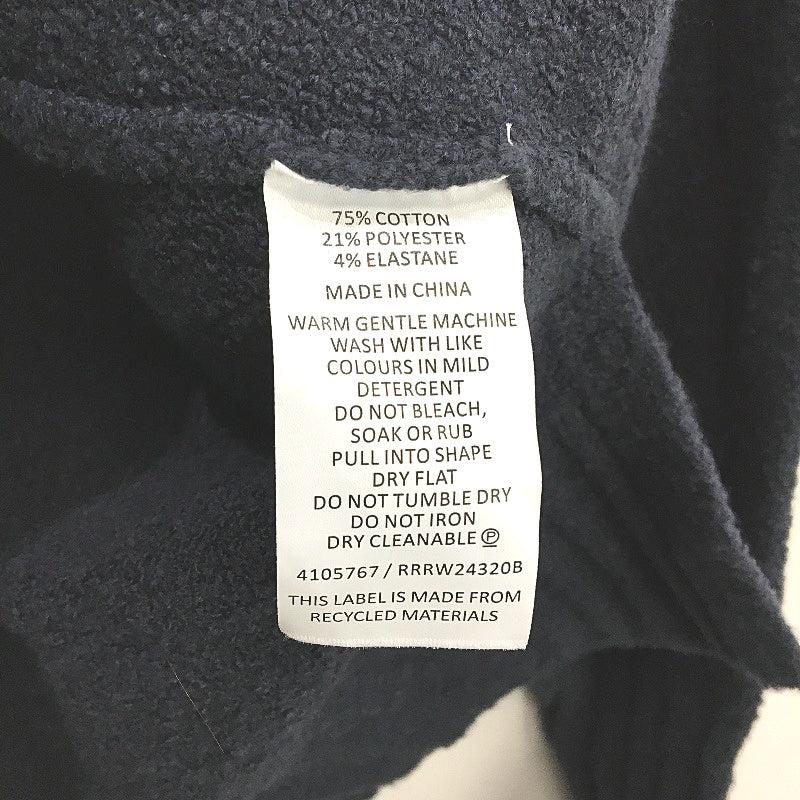 Regatta Navy Blue Cotton Blend Soft Touch Knit Jumper Ladies Sz 10 NEW