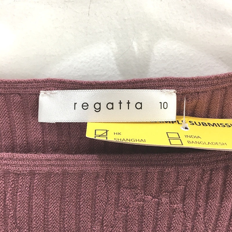 Regatta Rose Pink Textured Soft Touch Mid Length Sleeve Top Ladies Size 10 NEW