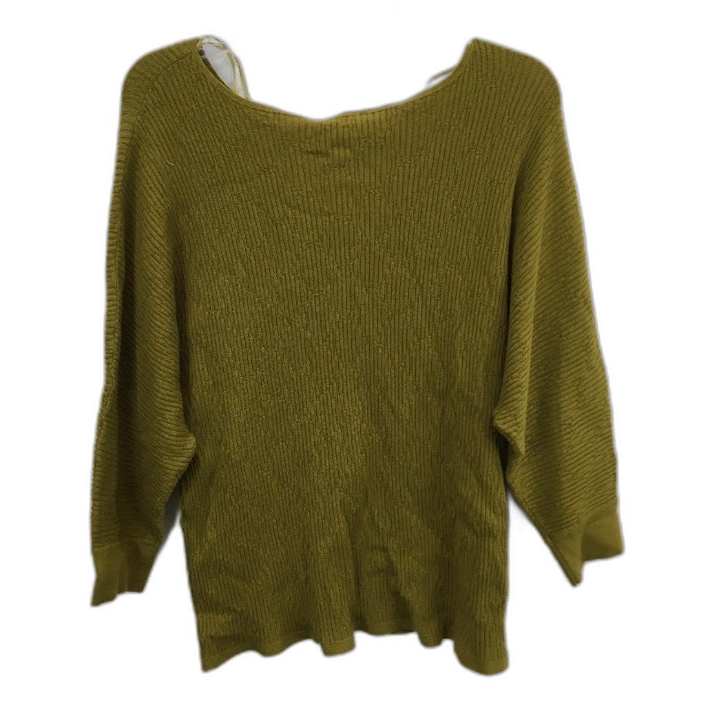 Regatta Olive Green Textured Soft Touch Mid Length Sleeve Top Ladies Size 10 NEW