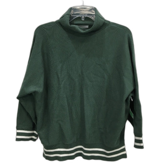 Regatta Green Soft Touch Mid Length Sleeve Turtle Neck Top Ladies Size 10 NEW