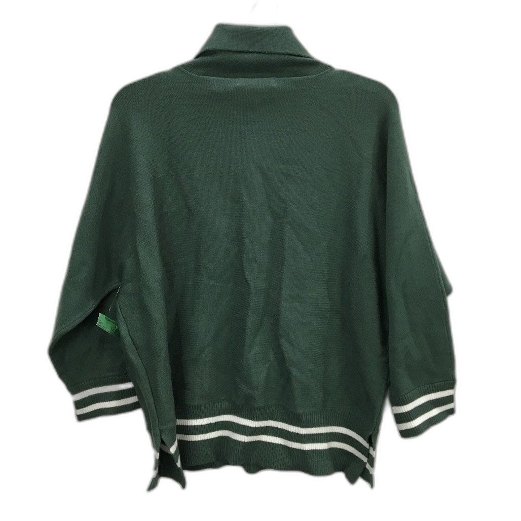 Regatta Green Soft Touch Mid Length Sleeve Turtle Neck Top Ladies Size 10 NEW