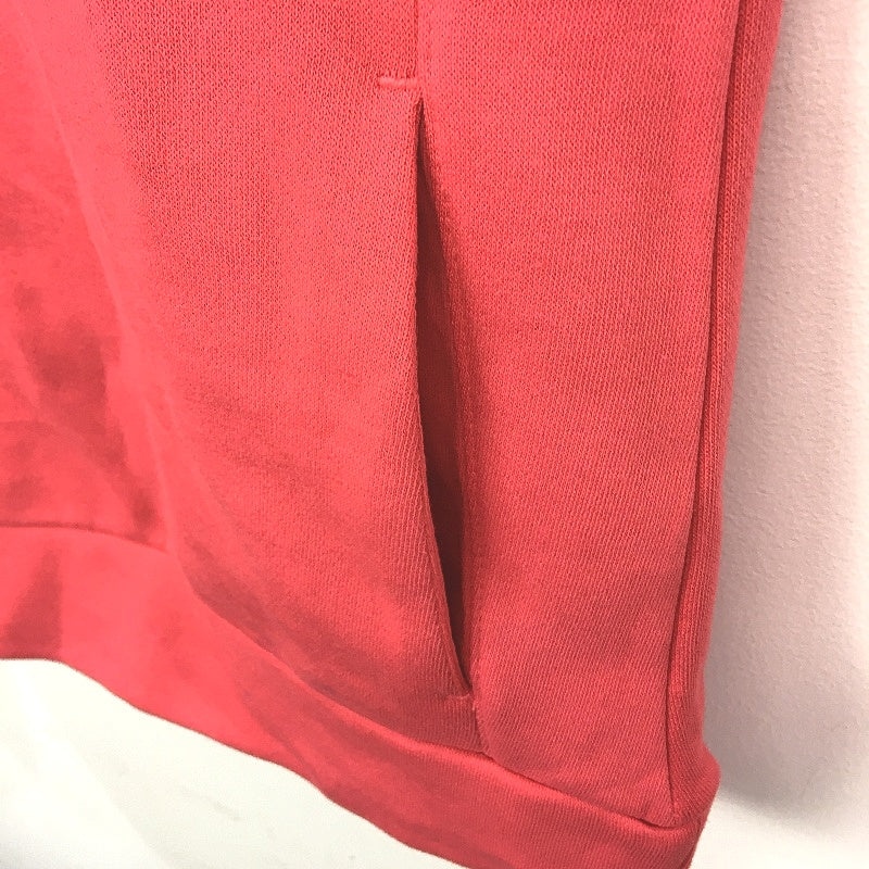 Adidas Hot Pink Cotton Blend Slim Fit Front Logo Hooded Jumper Ladies Size 14
