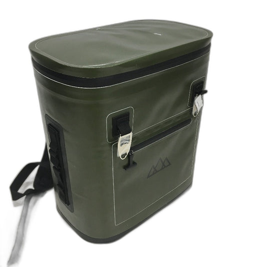 Outdoors Adventurer Water Resistant Insulated Green 18 Can Cooler Backpack DEMO