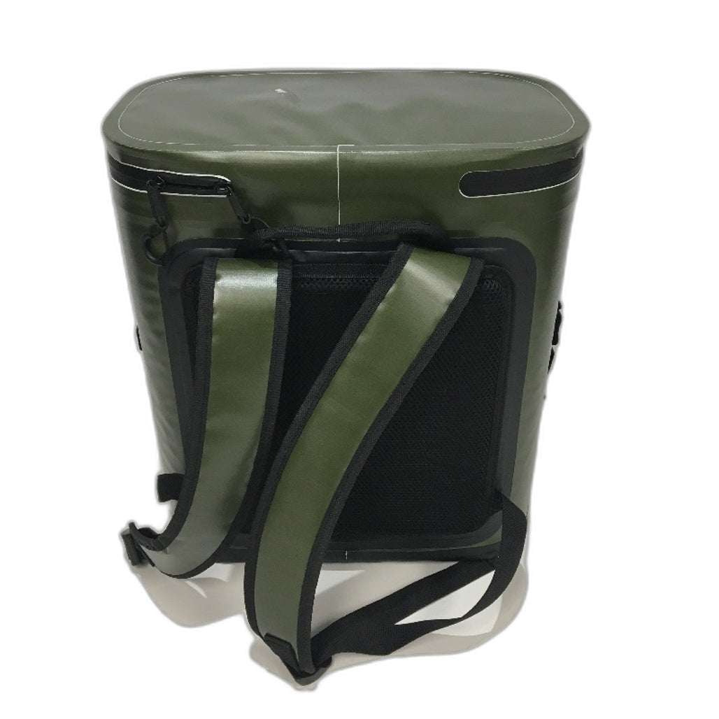 Outdoors Adventurer Water Resistant Insulated Green 18 Can Cooler Backpack DEMO