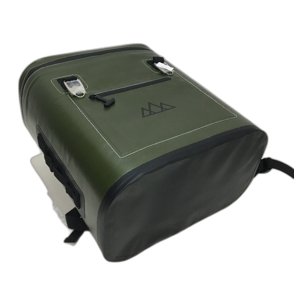 Outdoors Adventurer Water Resistant Insulated Green 18 Can Cooler Backpack DEMO