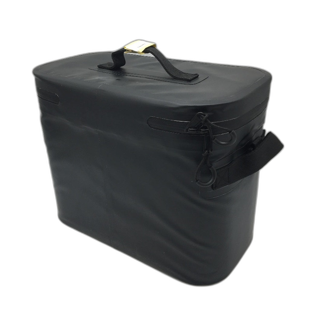 Outdoors Adventurer Water Resistant Insulated Black 12 Can Cooler Bag & Strap