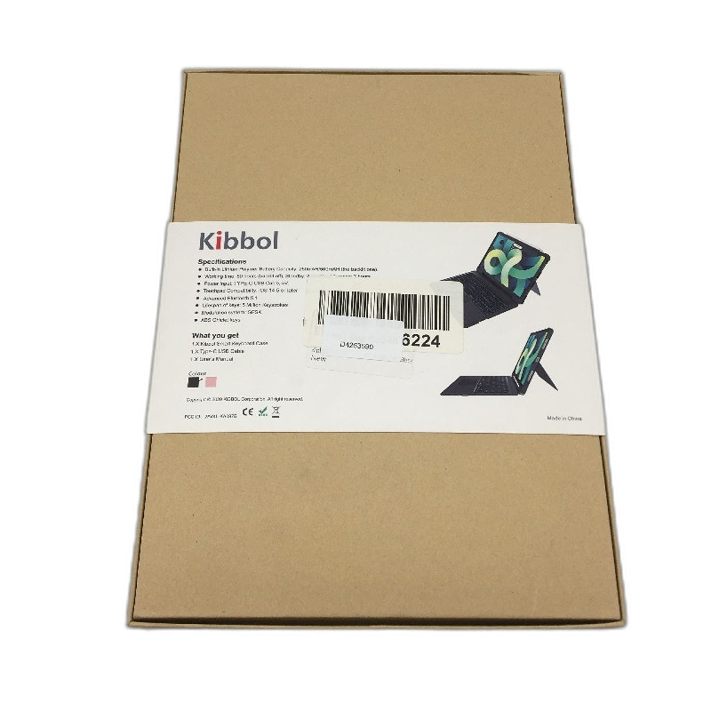 Kibbol Smart Bluetooth Keyboard Case Adjustable Kick Stand For iPad NEW
