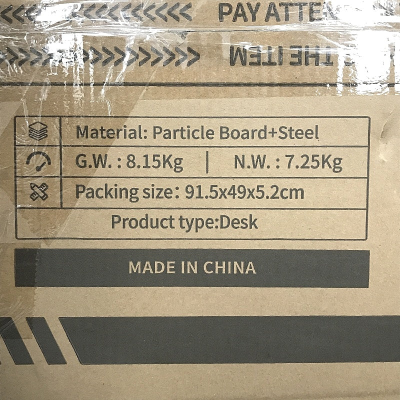 ODK Small 32 Inch Basic Desk With 2 Drawers Headphone Hook White NEW