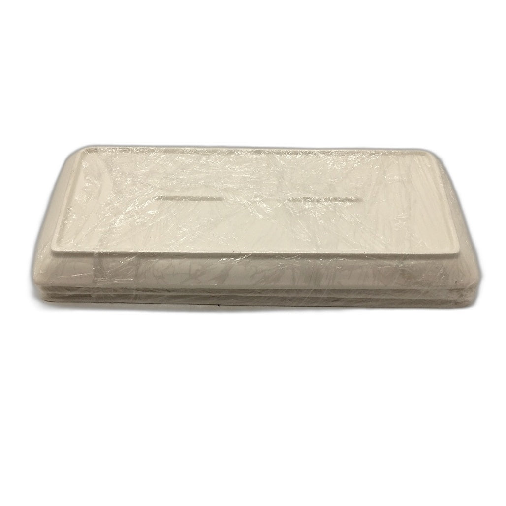 12 Inch 3 Tier White Porcelain Tray Platters with Stands DEMO