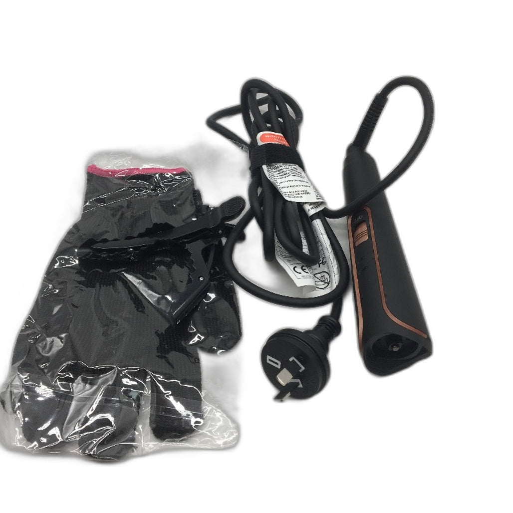 Bestope 5 in 1 3 Barrel Professional Hair Curling Crimper Wand in Rose Gold DEMO