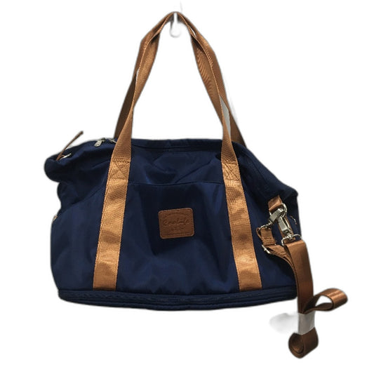 Coolife Navy Lightweight Travel Hand Carry Duffle Bag with Shoulder Strap NEW