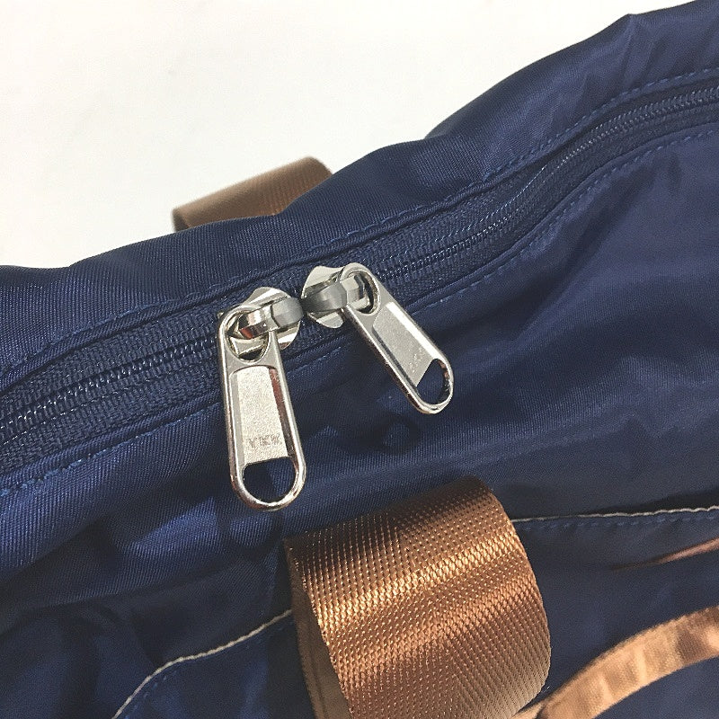 Coolife Navy Lightweight Travel Hand Carry Duffle Bag with Shoulder Strap NEW