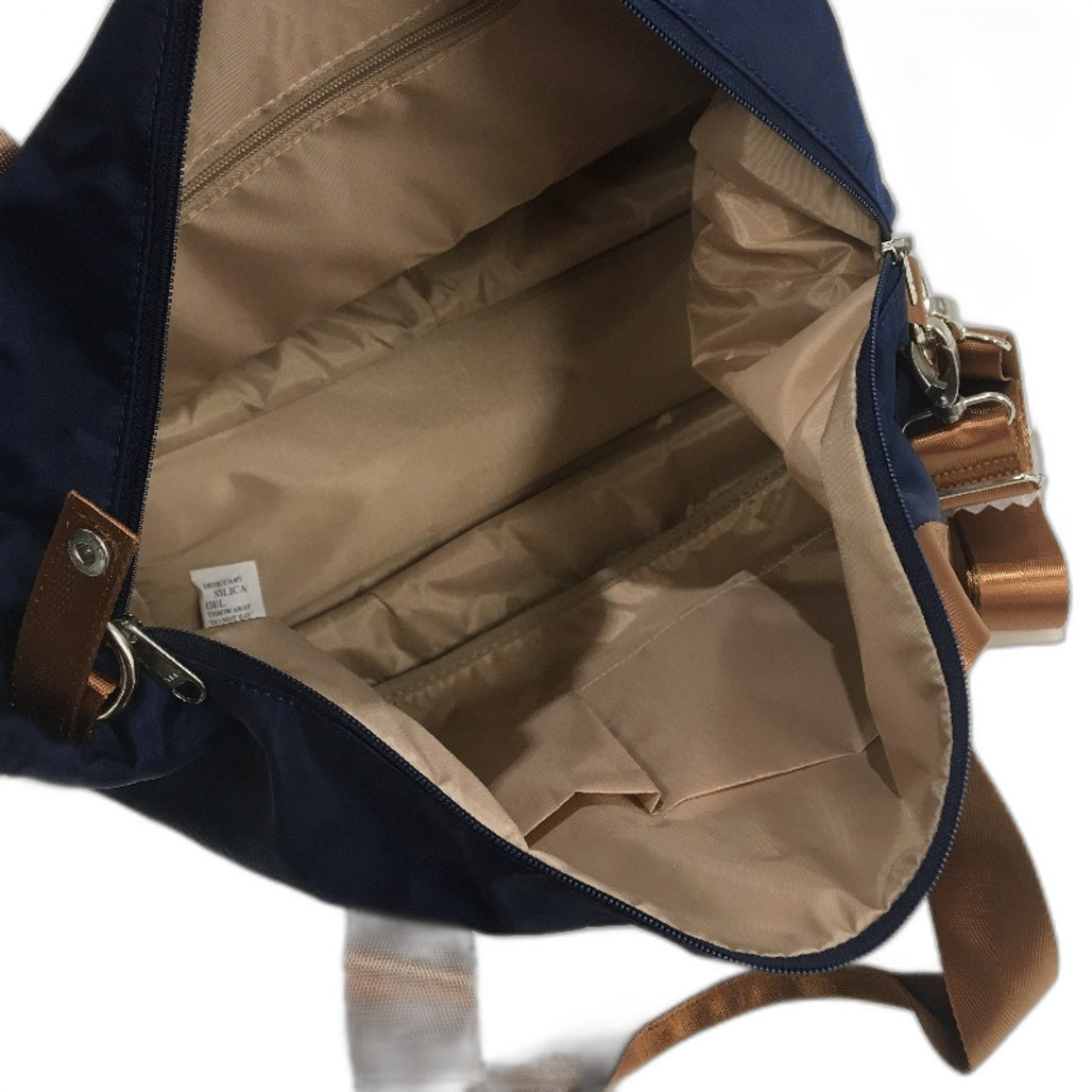 Coolife Navy Lightweight Travel Hand Carry Duffle Bag with Shoulder Strap NEW