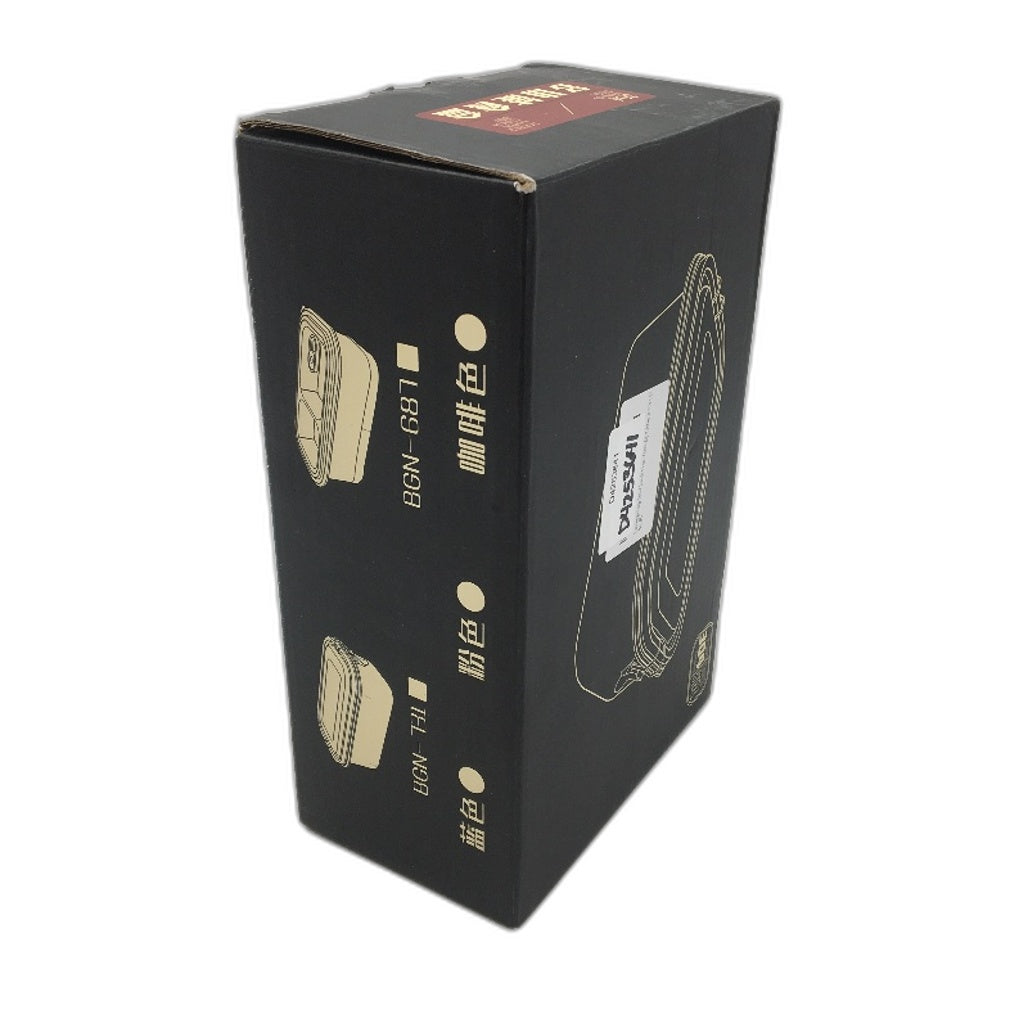 Lunbengo 8.7x5.5 Inch 500mL Metal Lunch Container and Dual Compartment NEW