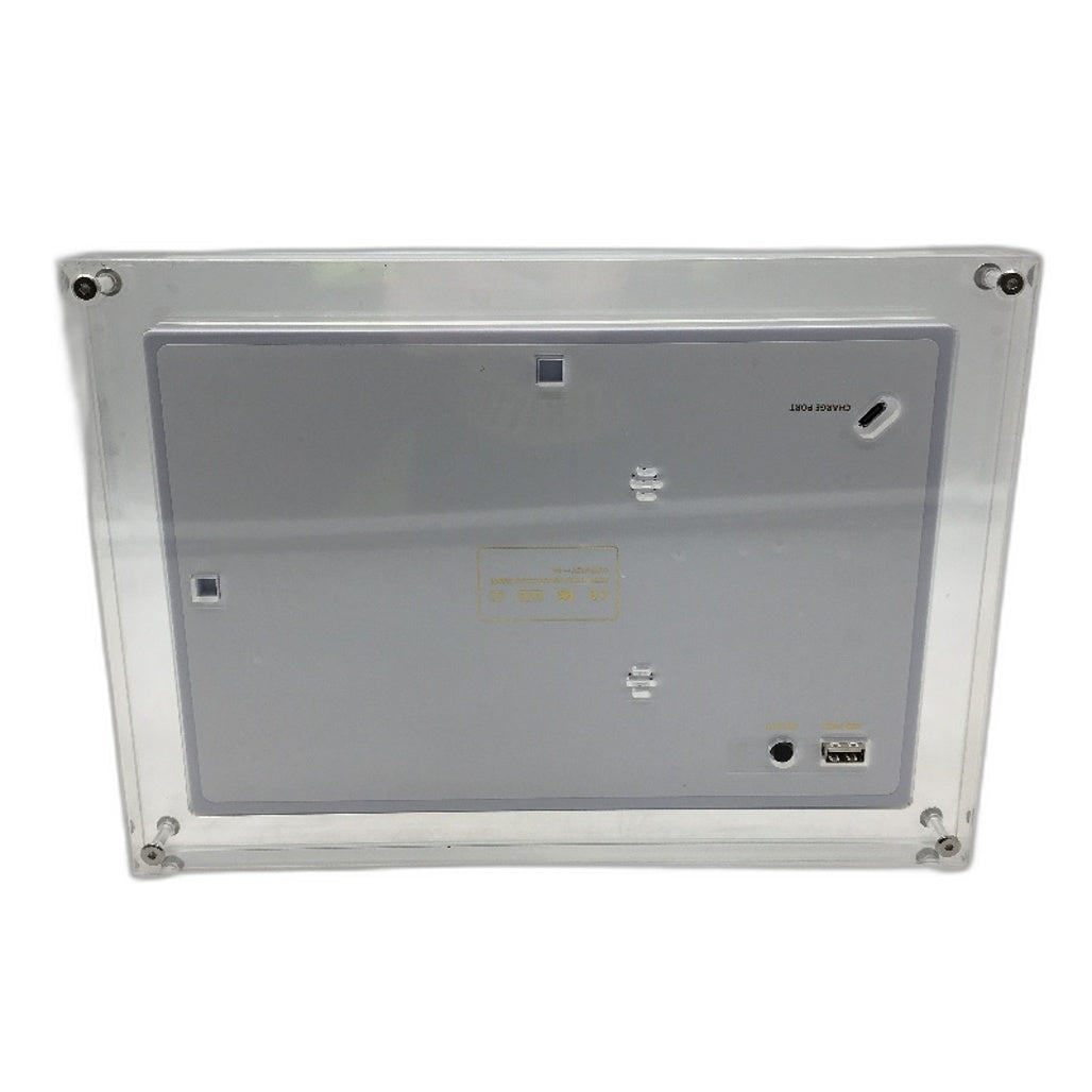 Frameo 10.1" Clear Acrylic Wifi Touch and Cloud Smart Digital Photo Frame NEW