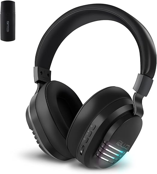 Colusi X09 RGB Light Noise Cancelling Wireless Gaming Headset in Black NEW
