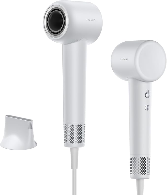 Dreame Gleam High Speed Hair Dryer with Magnetic Attachment in Gray NEW