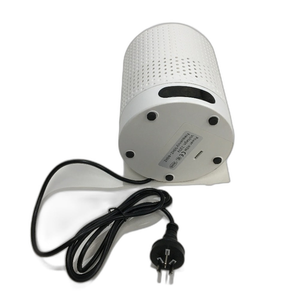 90 Degree Oscillating Bladeless Electric Tower Fan in White Gold NEW