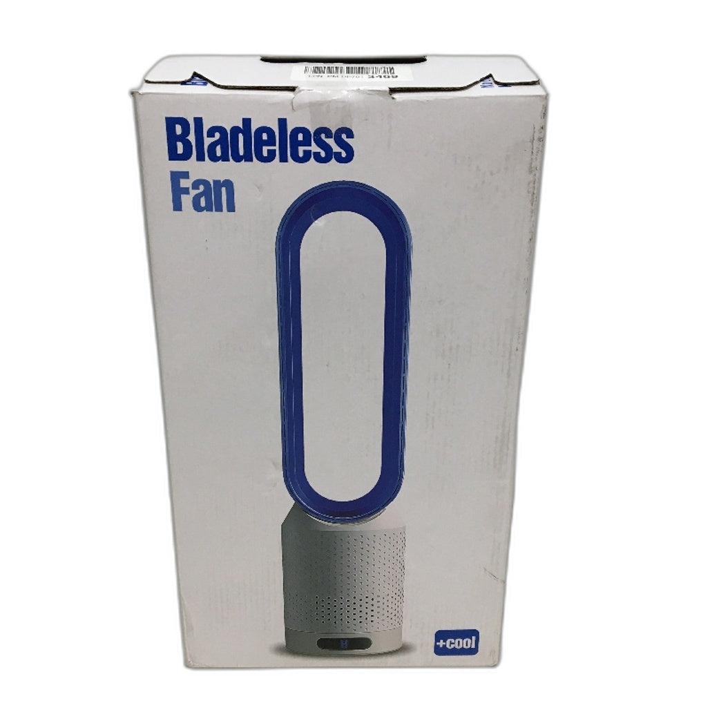 90 Degree Oscillating Bladeless Electric Tower Fan in White Gold NEW