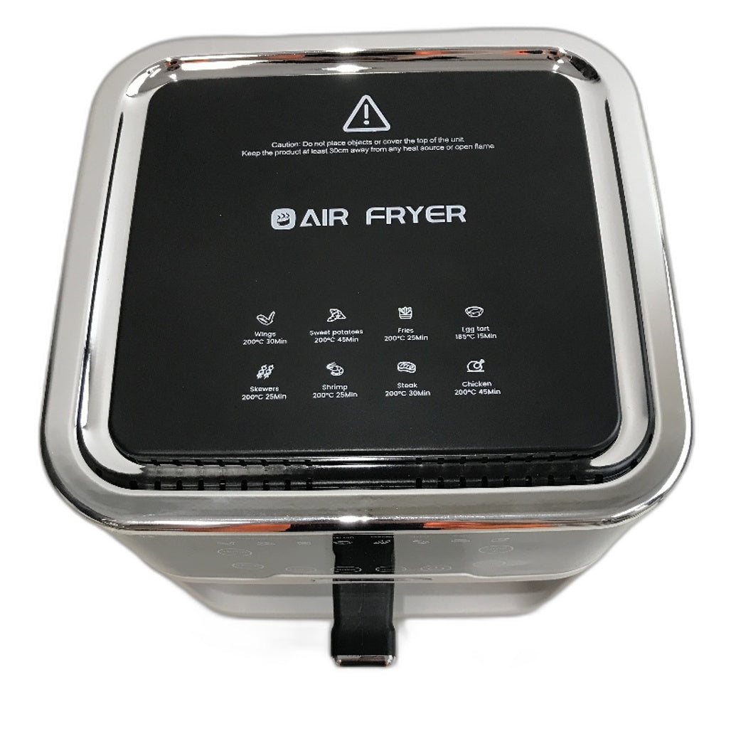 Billord 5.2L Digital Air Fryer with Clear Glass Pot Multifunctional Cooker DEMO